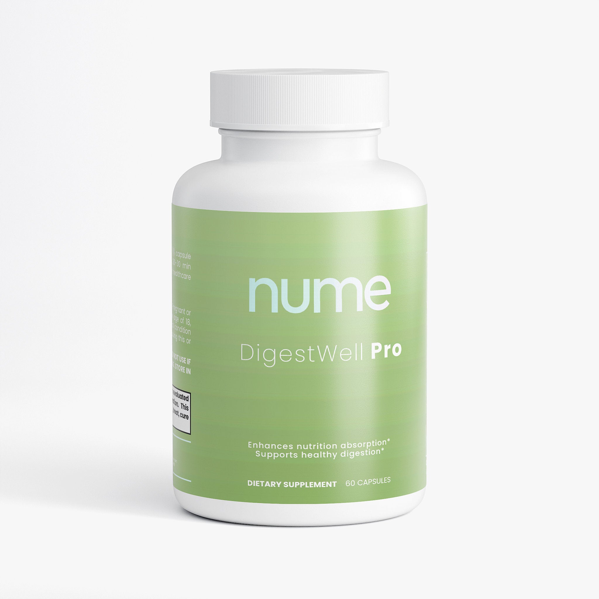Nume supplement facts label