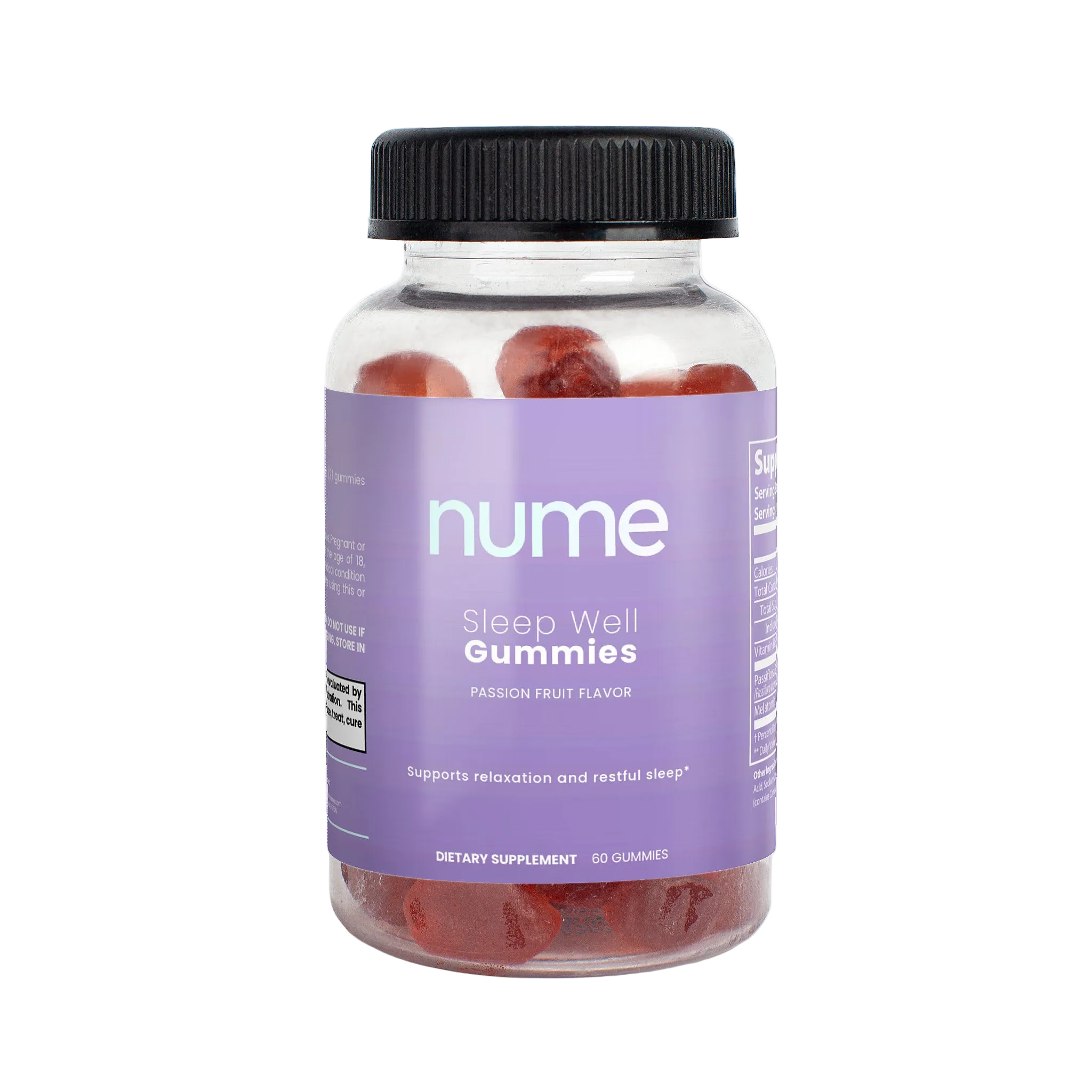 Nume supplement facts label