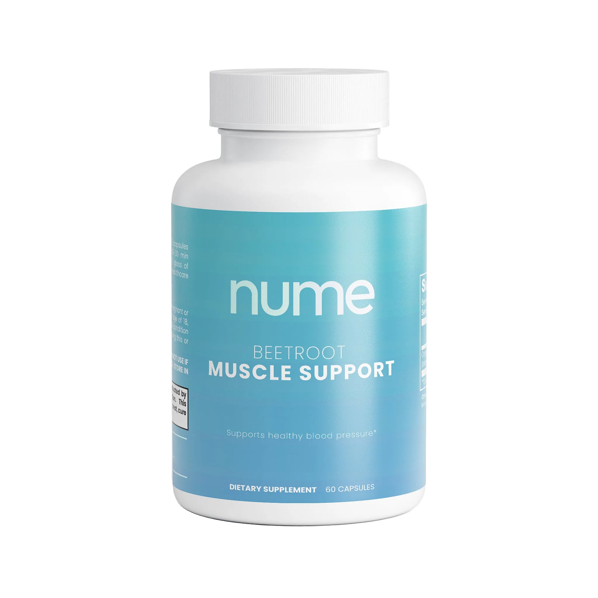 Nume supplement facts label
