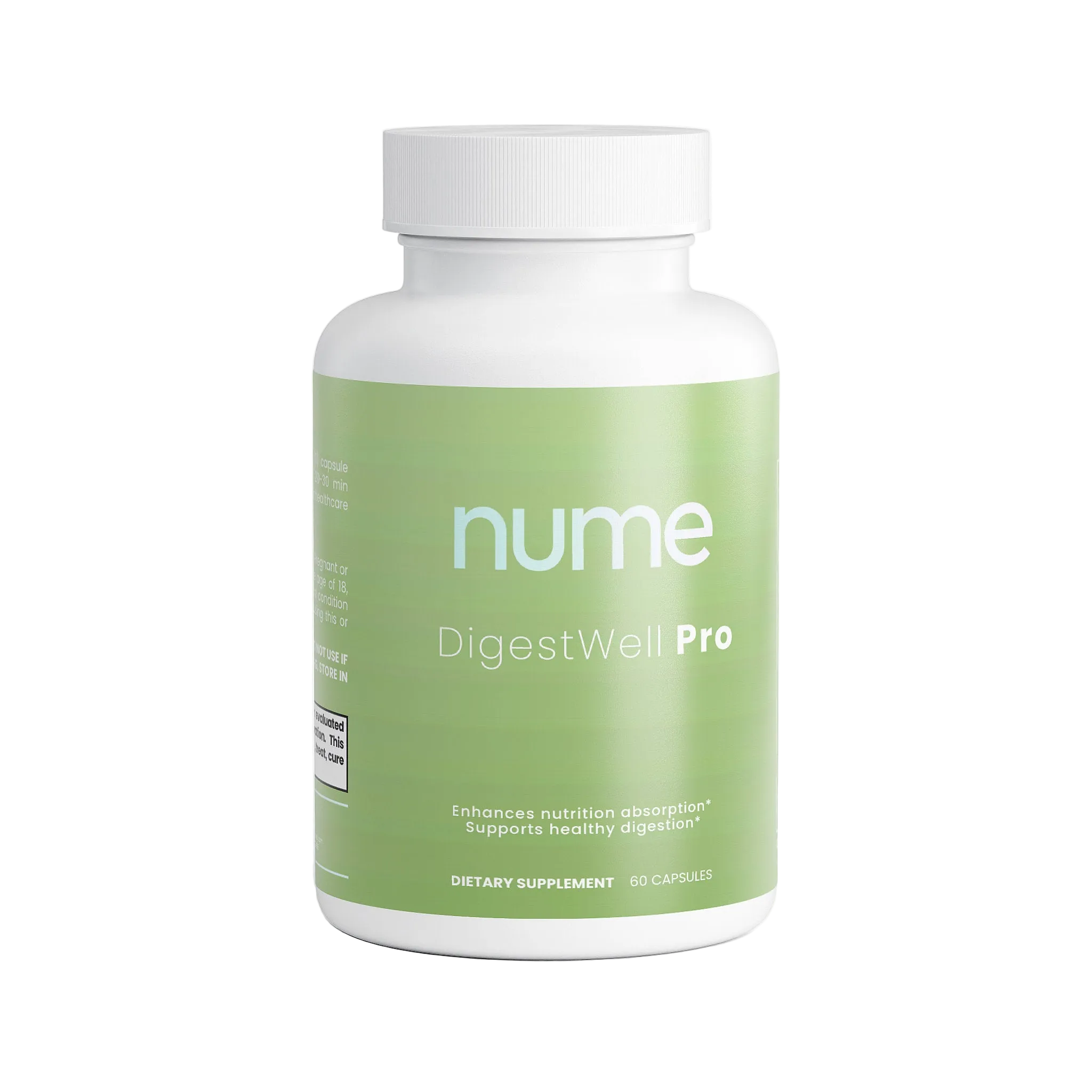 Nume supplement facts label