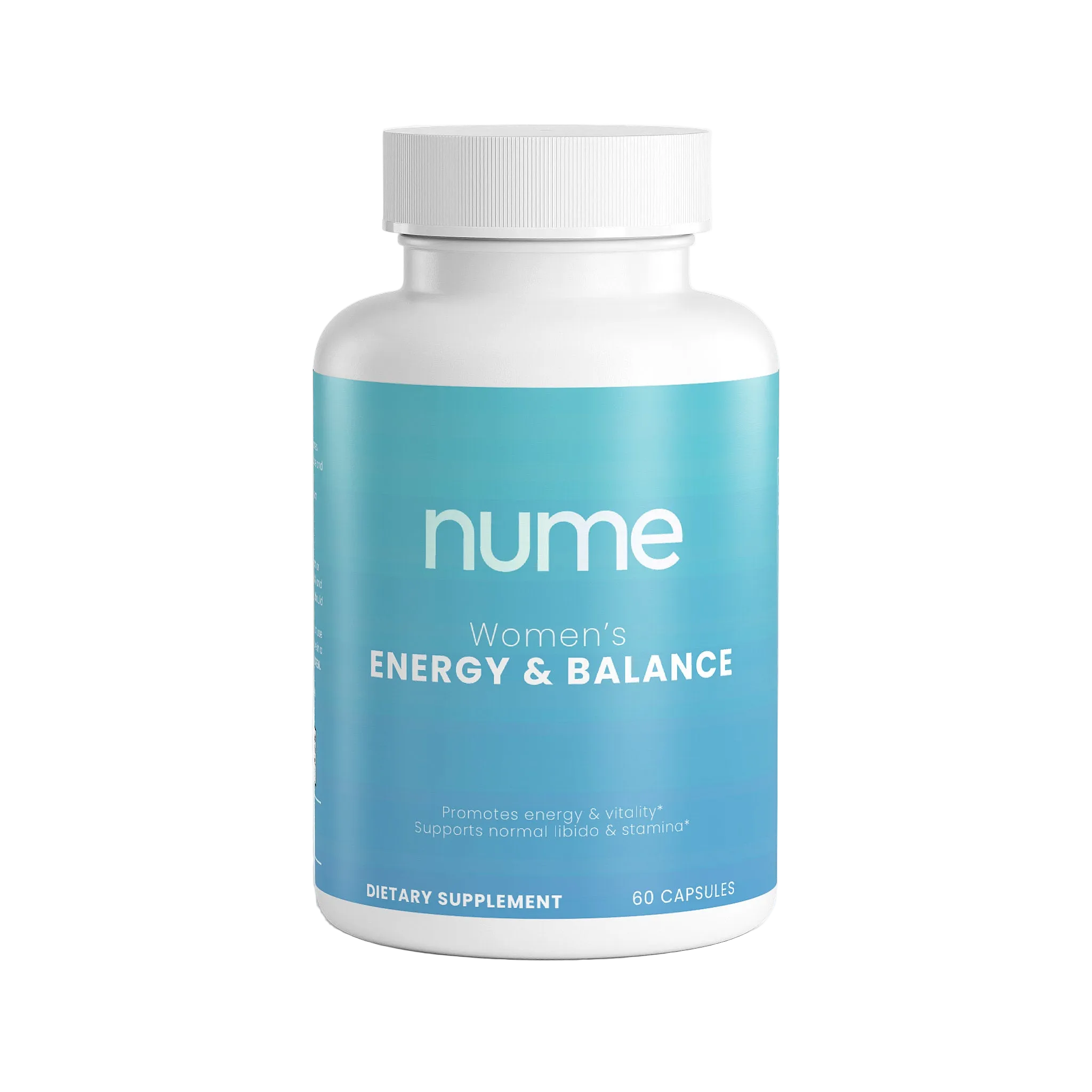Nume supplement facts label