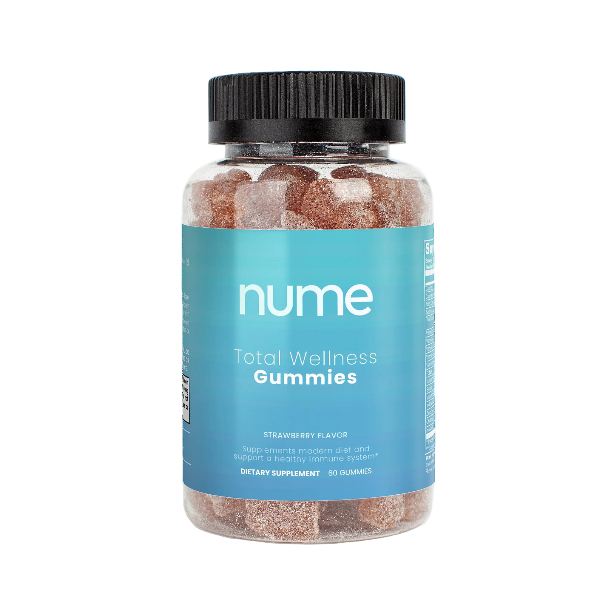 Nume supplement facts label