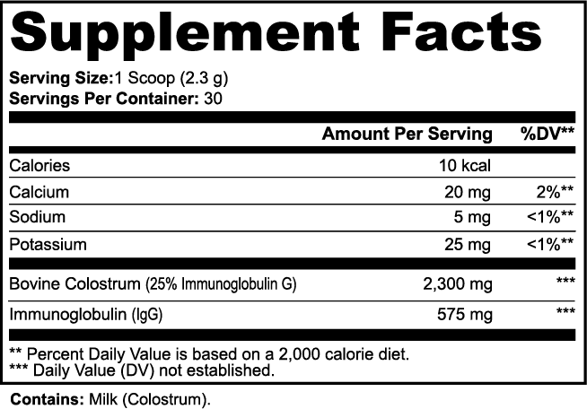 Bovine Immunity Powder